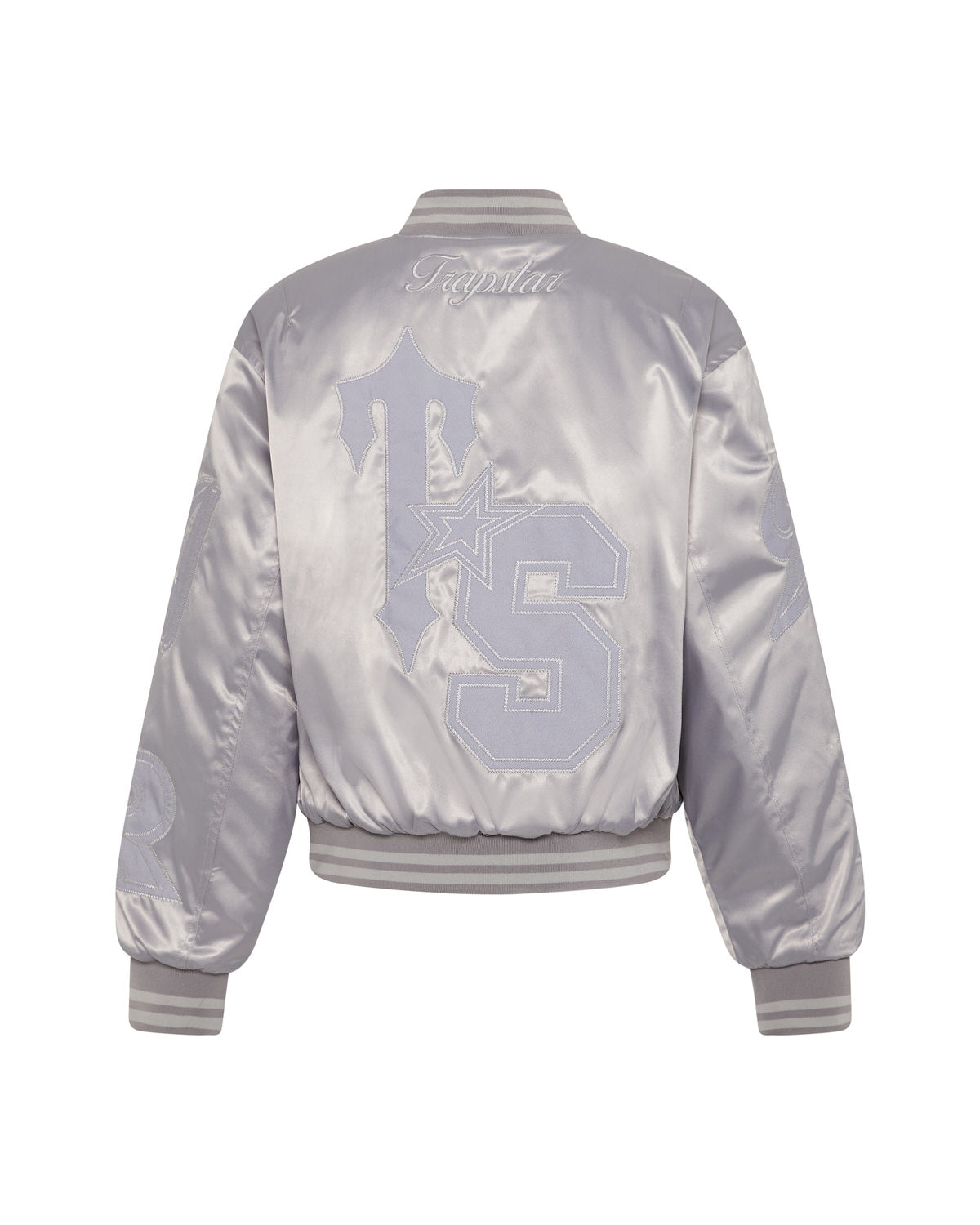 Silver Women's Trapstar Wildcard Stadium Jackets, Trapstar London | 6204KEHDG