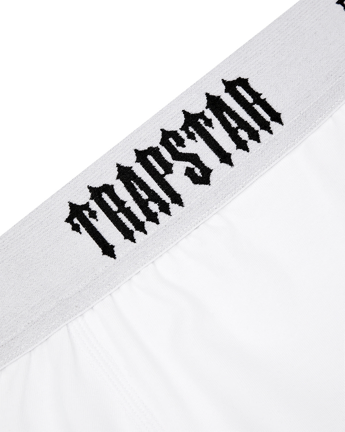 White Men's Trapstar 3 Pack Boxer, Trapstar London | 6320UTJLR