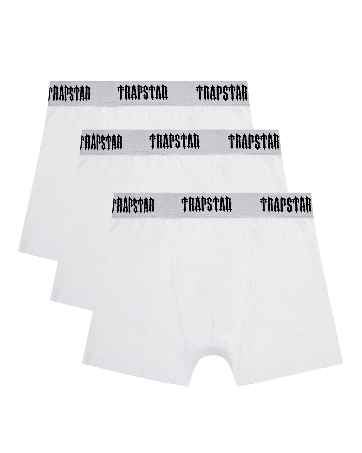 White Men\'s Trapstar 3 Pack Boxer, Trapstar London | 6320UTJLR