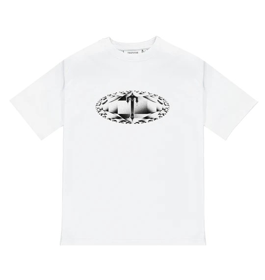 White Men\'s Trapstar Diamond In The Rough T-shirts, Trapstar London | 6927YVLHP