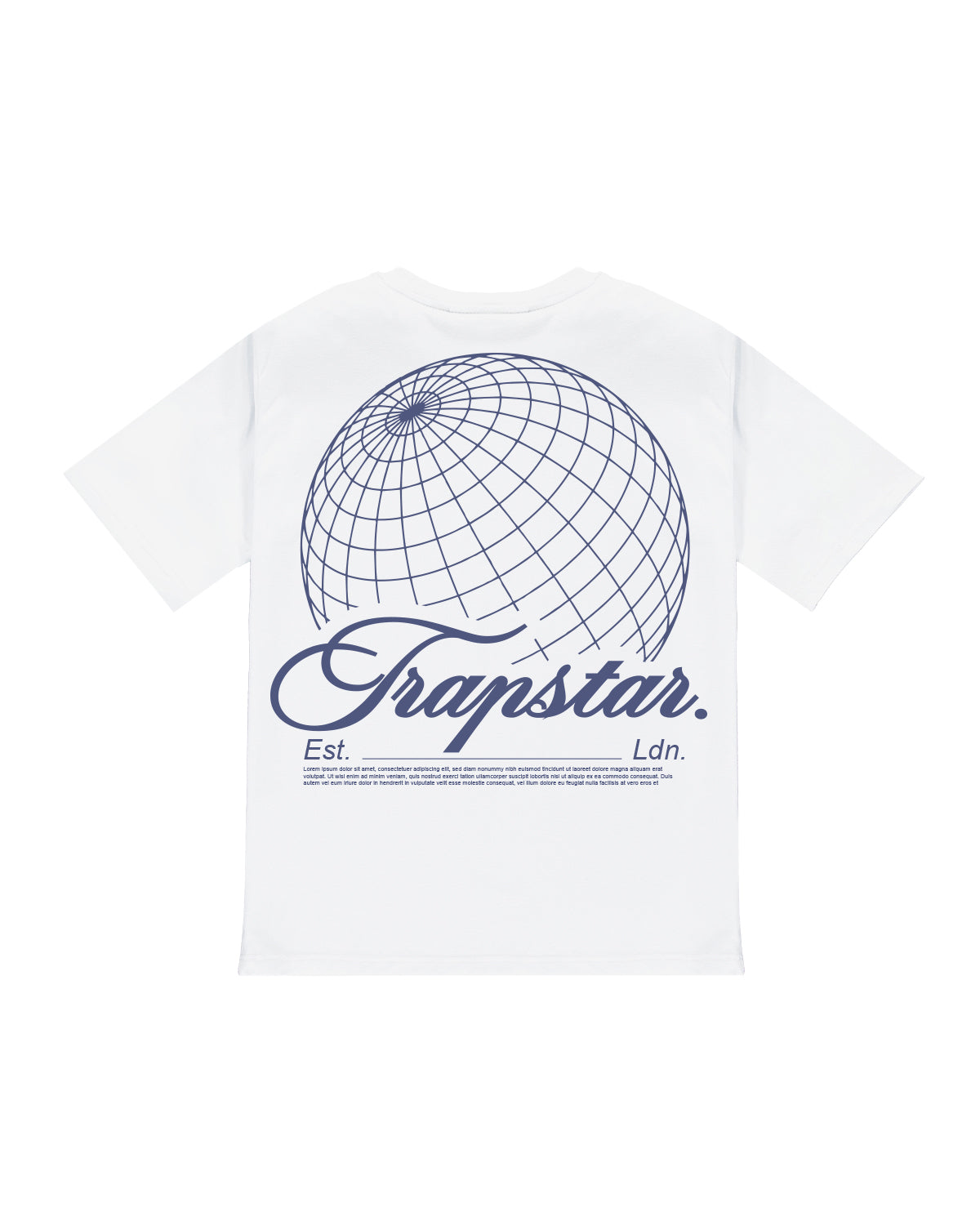 White Men\'s Trapstar Global T-shirts, Trapstar London | 0548AKVTJ