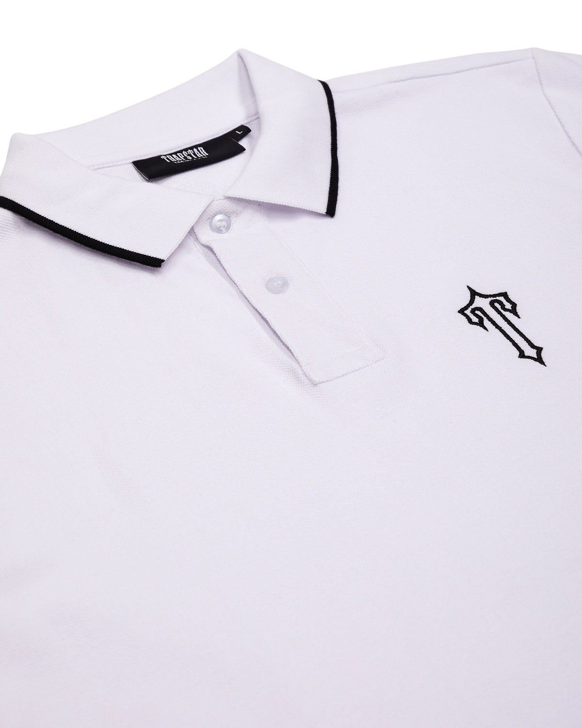 White Men's Trapstar Irongate T Polo Shirts, Trapstar London | 2136TPQIY