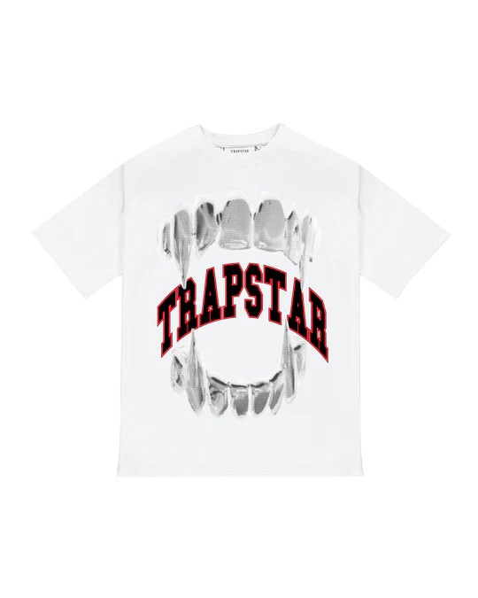 White Men\'s Trapstar Vicious Victory T-shirts, Trapstar London | 0496PYBZV