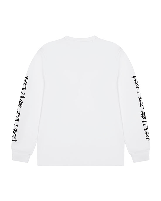 White Men's Trapstar Waffle LS Top Sweatshirts, Trapstar London | 6712XPZJS