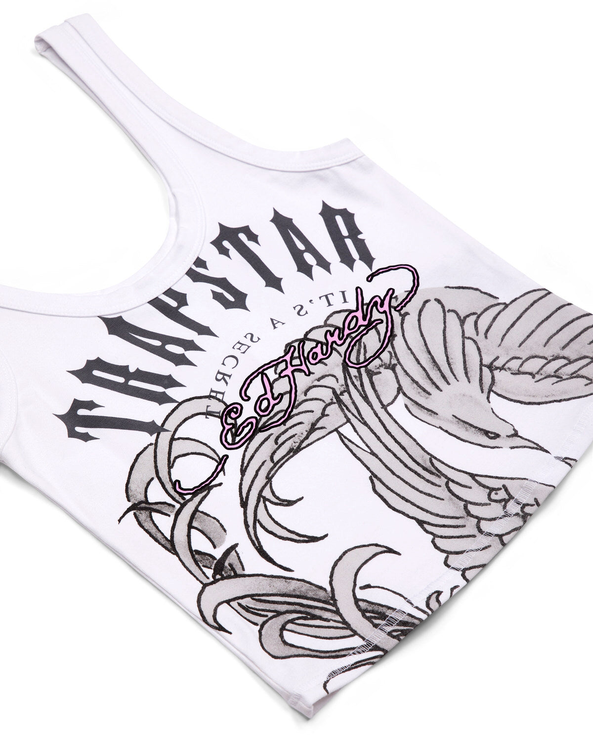 White Women's Trapstar x Ed Hardy Vests, Trapstar London | 4825SGQBM