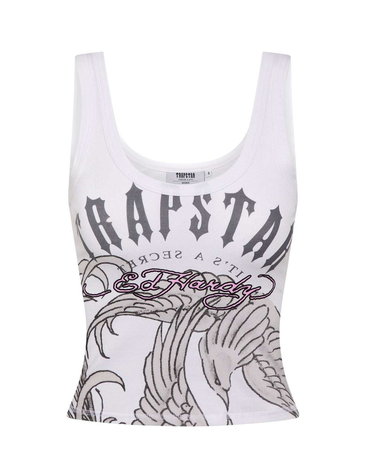 White Women\'s Trapstar x Ed Hardy Vests, Trapstar London | 4825SGQBM